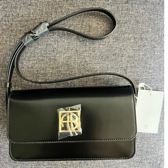 NEW Anine Bing Elly Crossbody bag in black NWT - Picture 13 of 13